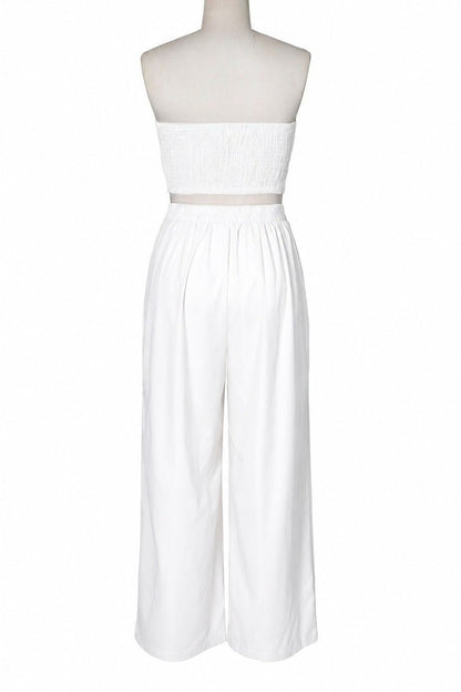 Asymmetrical Bandeau Pant Set