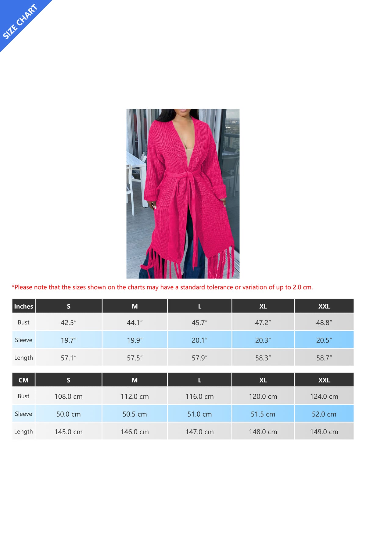 Long Knit Chunky Cardigan