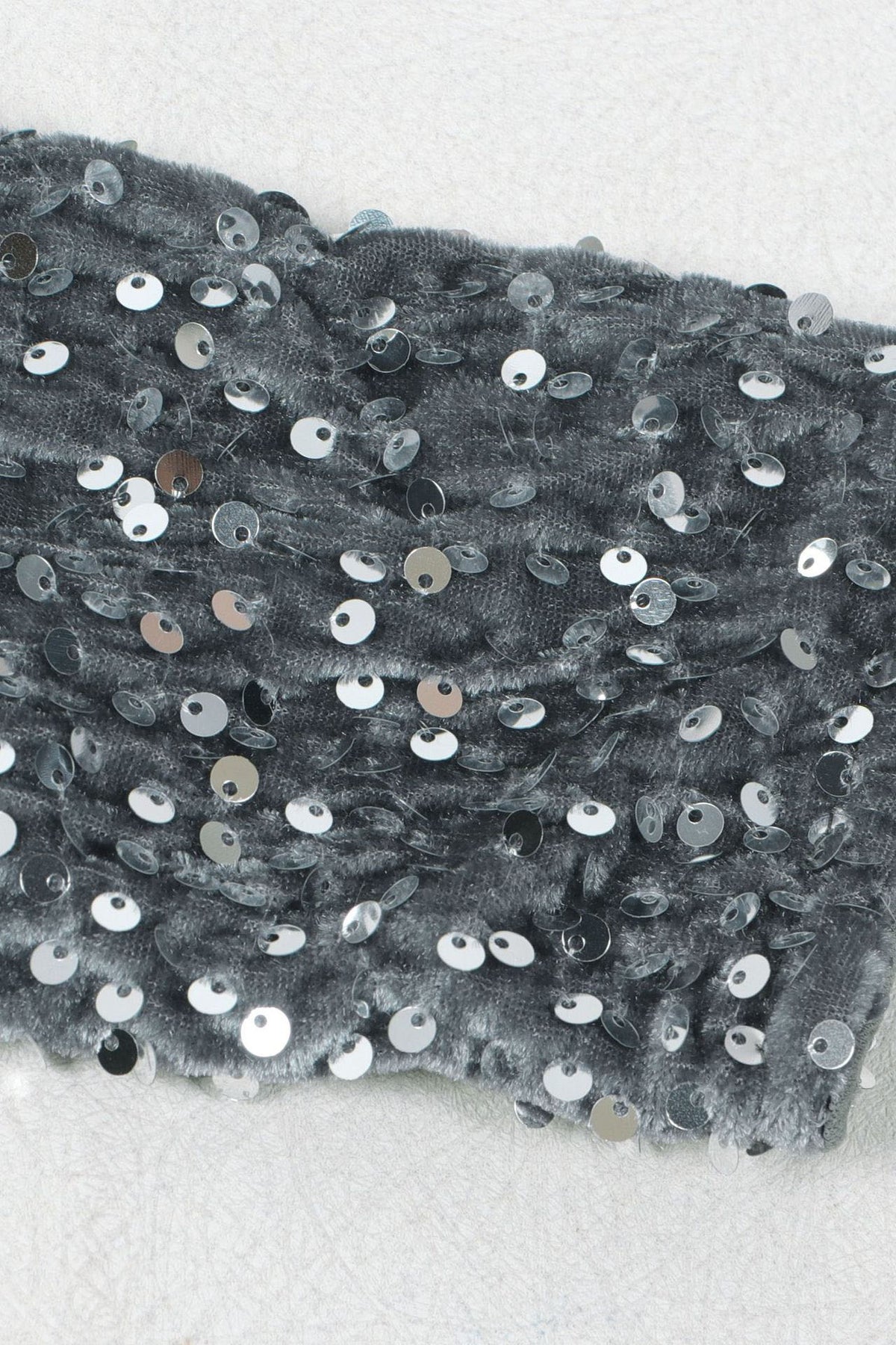 Sequin Slit Mini Bodycon Dress
