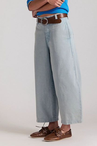 Cropped Wide-Leg Jeans