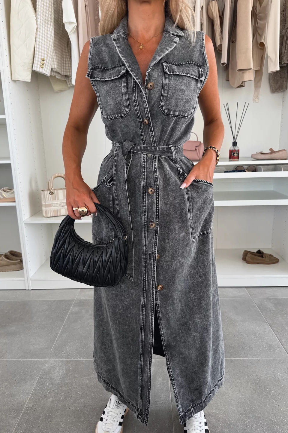 Denim Maxi Dress