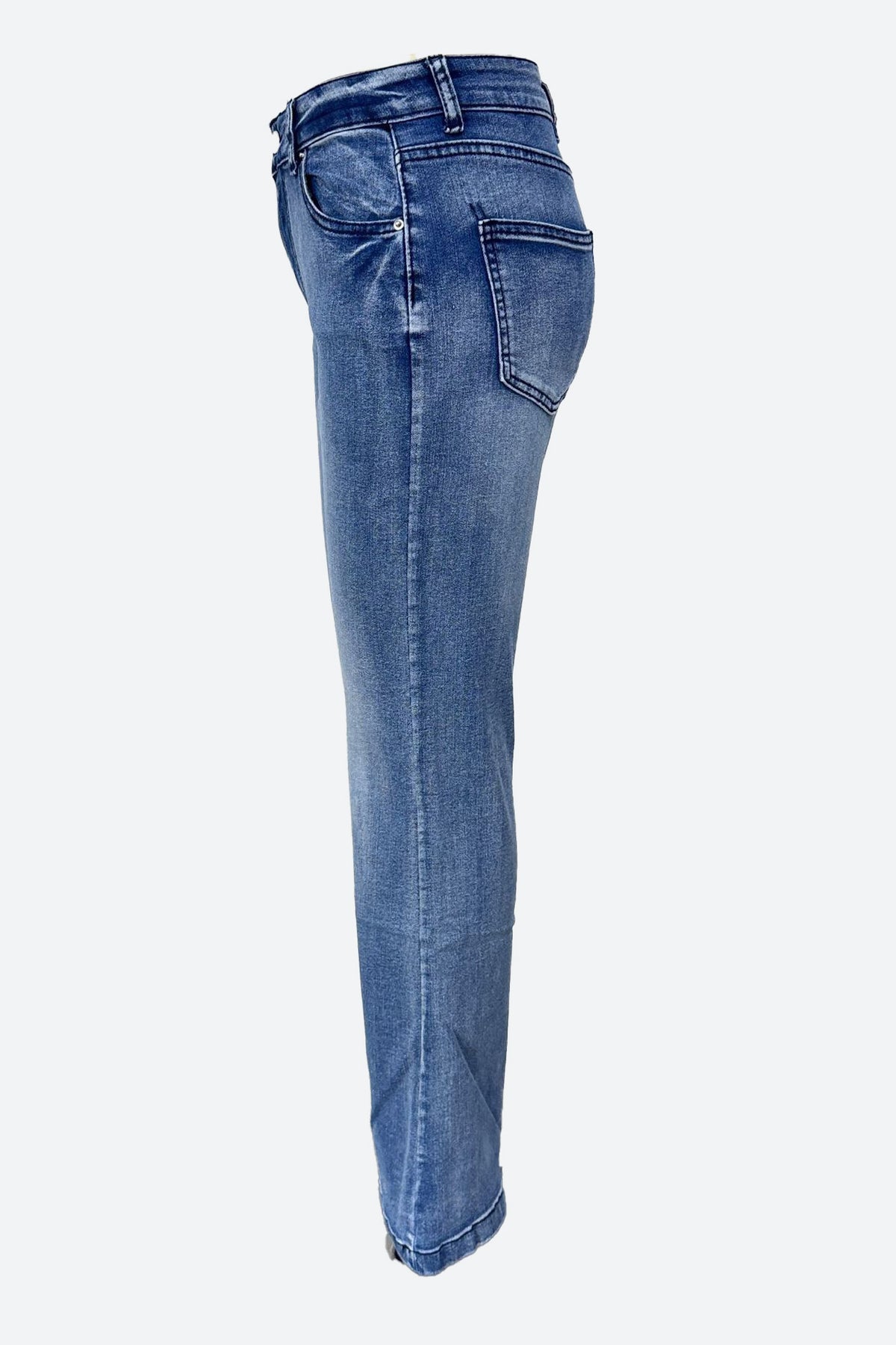 Vintage Denim Flare Leg Jeans