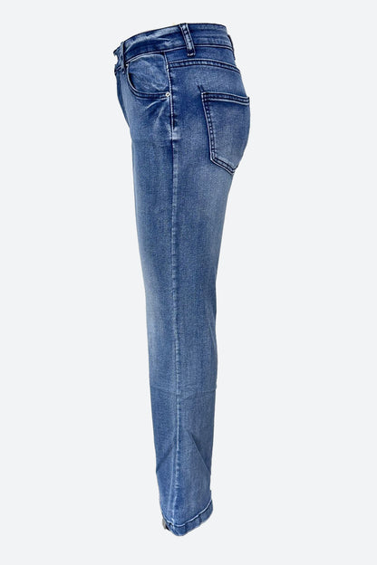 Vintage Denim Flare Leg Jeans