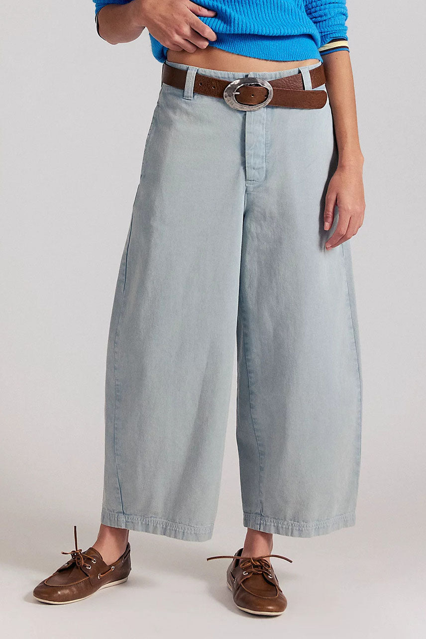 Cropped Wide-Leg Jeans
