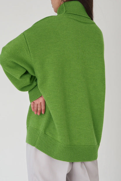 Turtleneck Long Sleeve Sweater