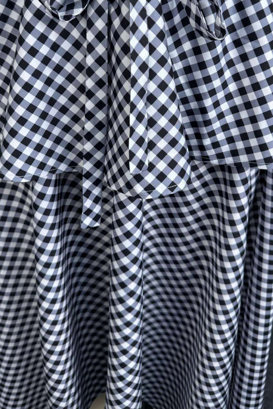 Layered Asymmetrical Handkerchief Skirt