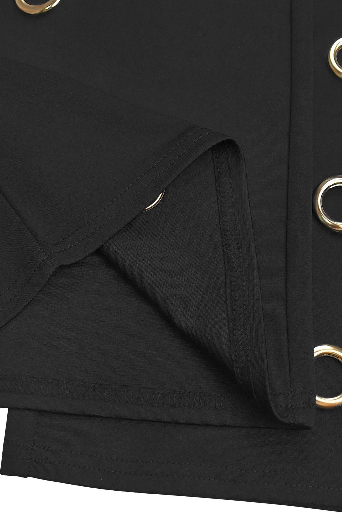 Oversized Eyelet Halter Crop Top & Pant Set
