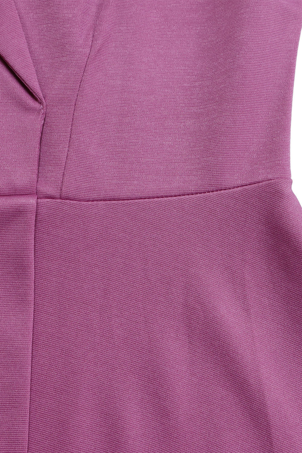 Three-Quarter Sleeve Ruched Waist Dress