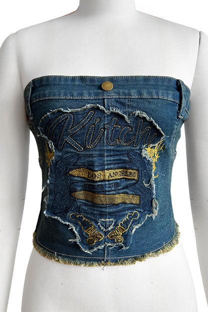 Vintage Washed Tube Top
