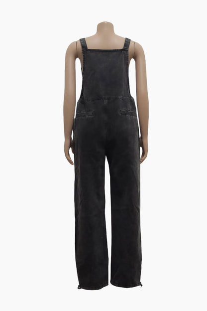 Denim Overalls Jumpsuit