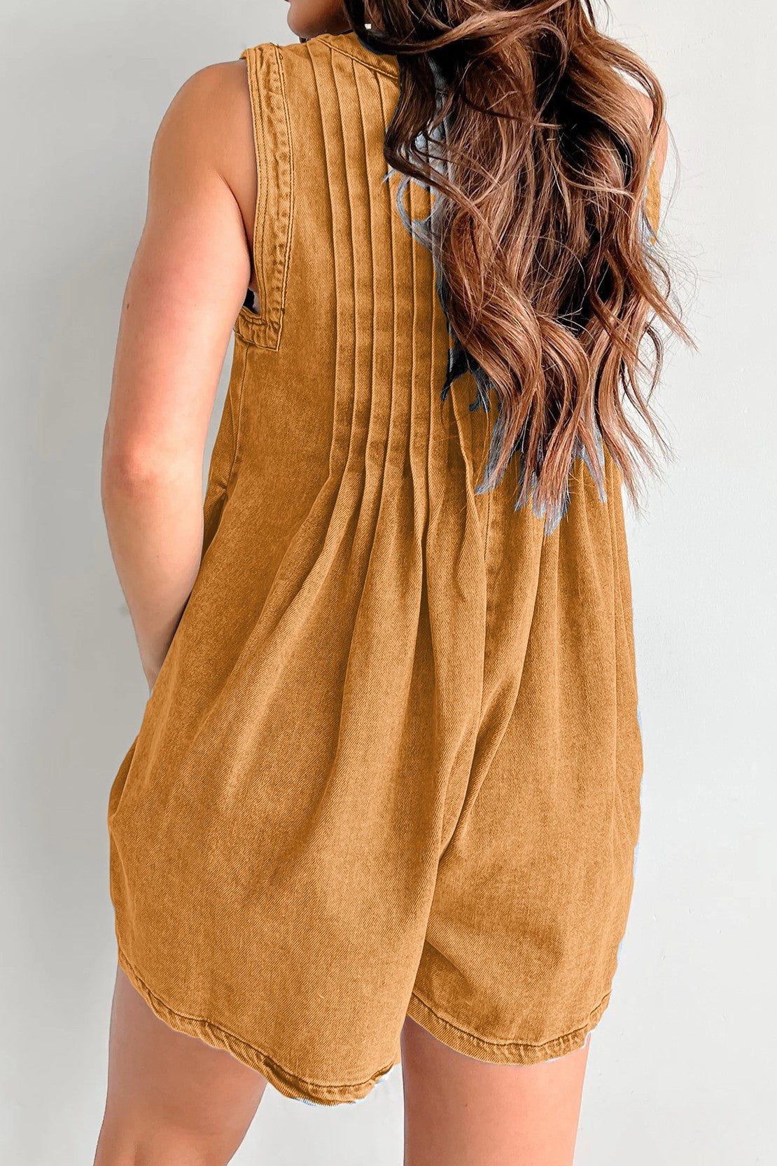 Denim Romper