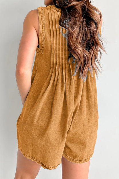 Denim Romper