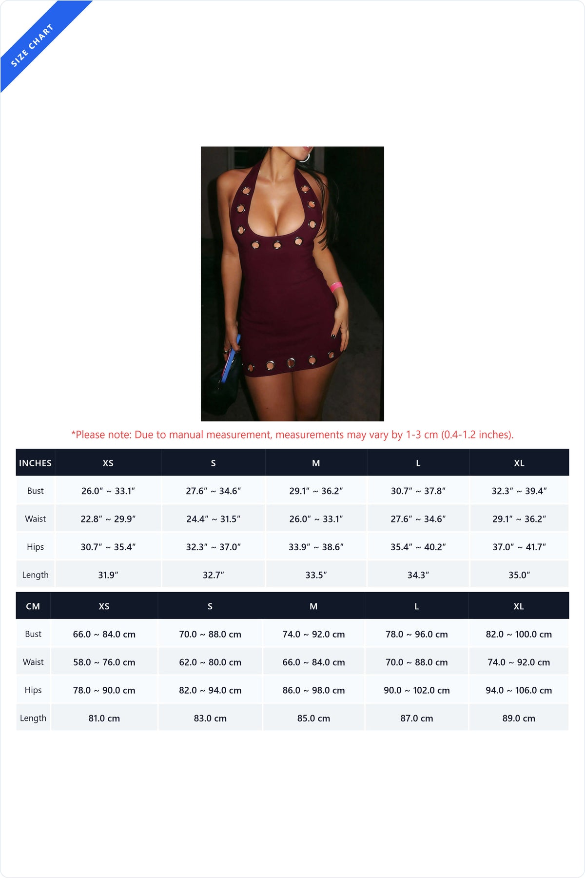 Eyelet Halter Backless Mini Dress