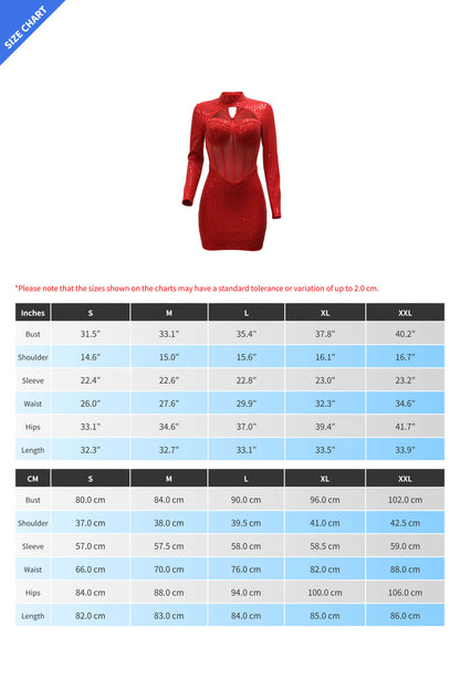 Sequin Cutout Mesh Corset Mini Dress