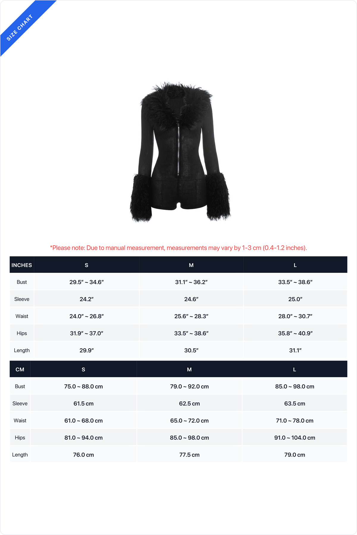 Plush-Trim Zip-Front Long-Sleeve Romper