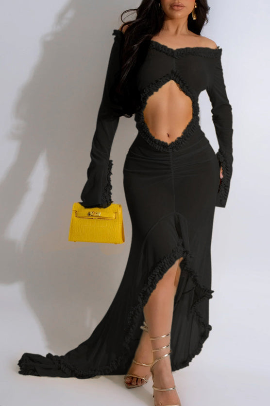 Maxi Ruffle Dress
