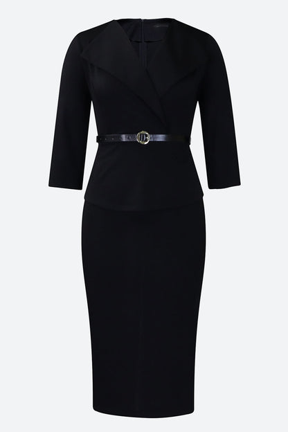 Elegant Hip Pencil Dress