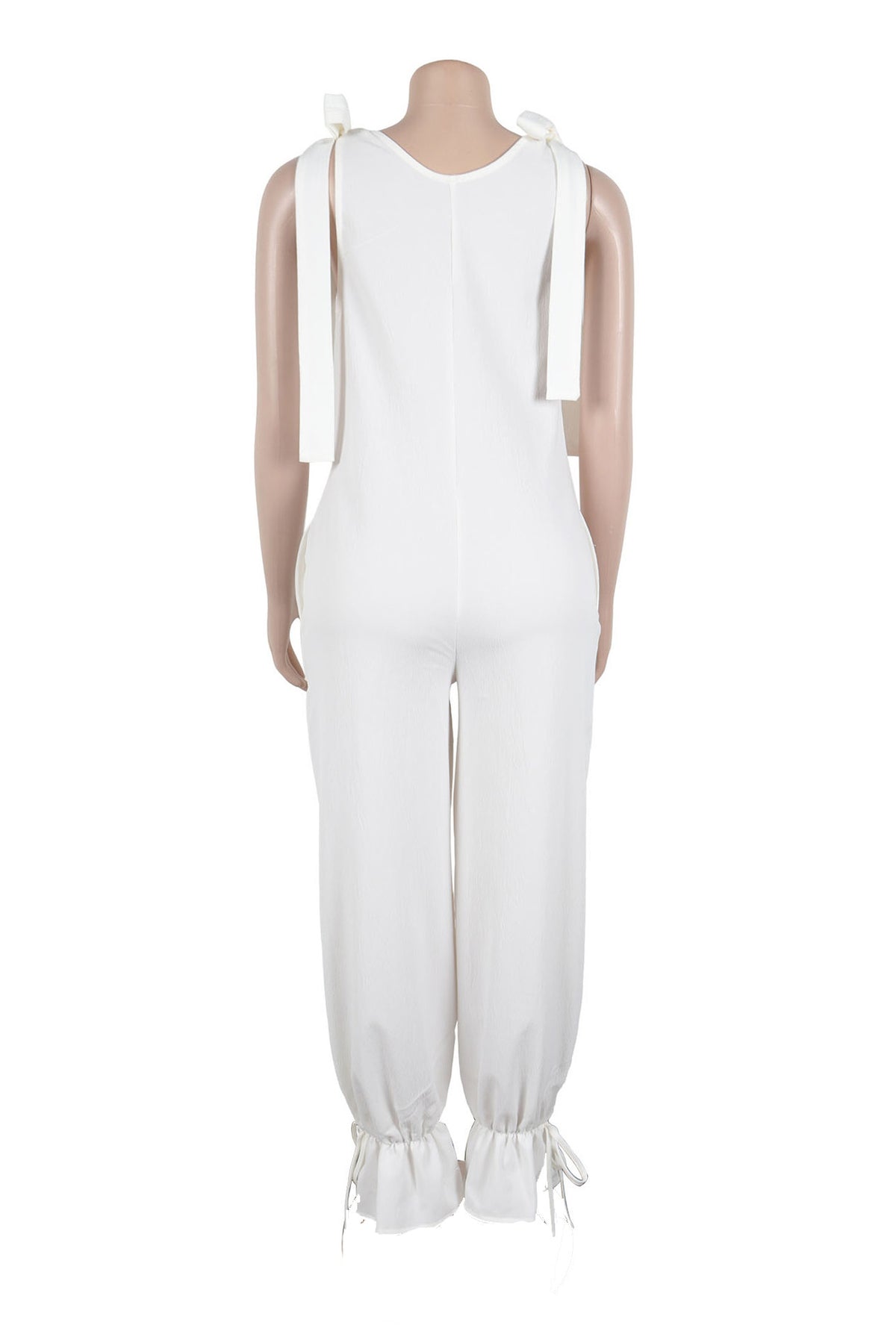 Bandage Casual Style Loose Jumpsuit