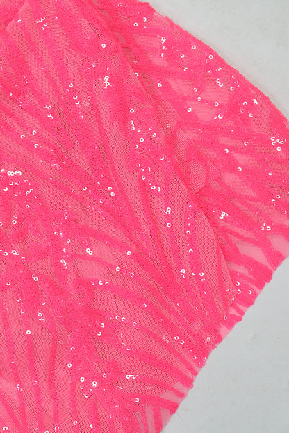 Strapless Mesh Bodycon Club Party Dress