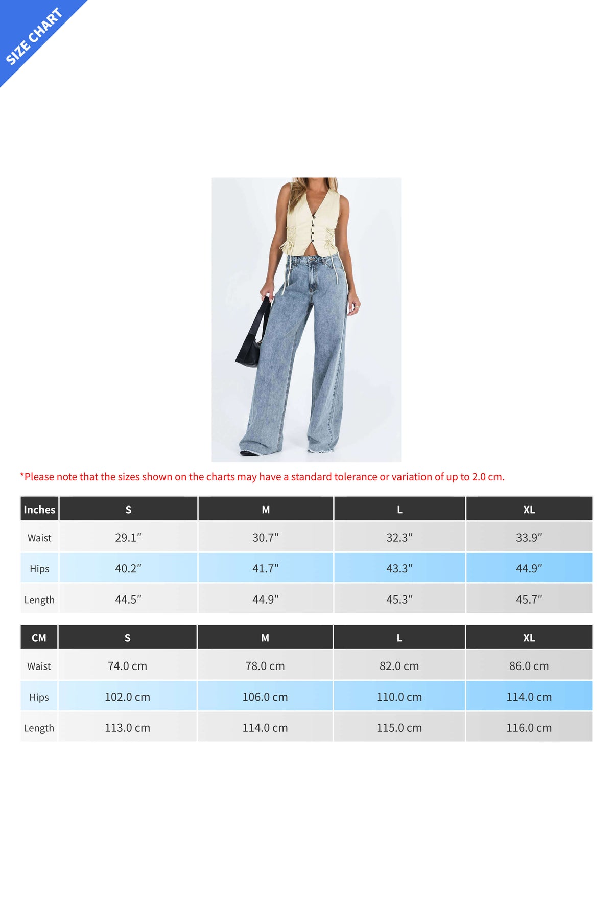 Loose Fit Casual Denim Long Pants