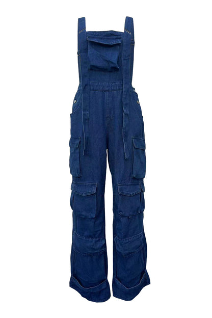 Streetwear Denim Jumpsuit