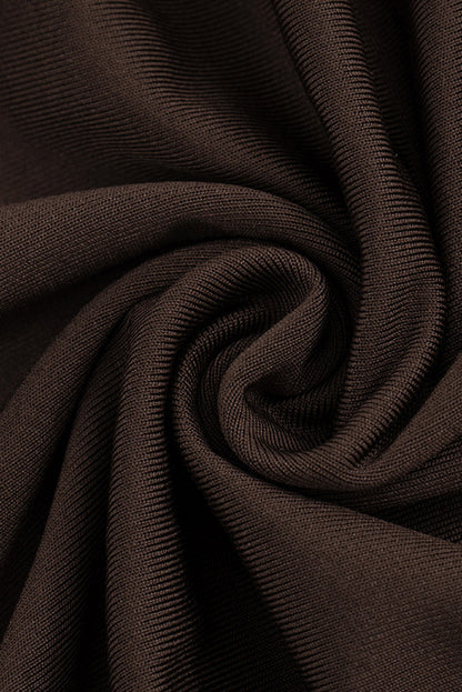 Asymmetrical Backless Tie Detail Dress