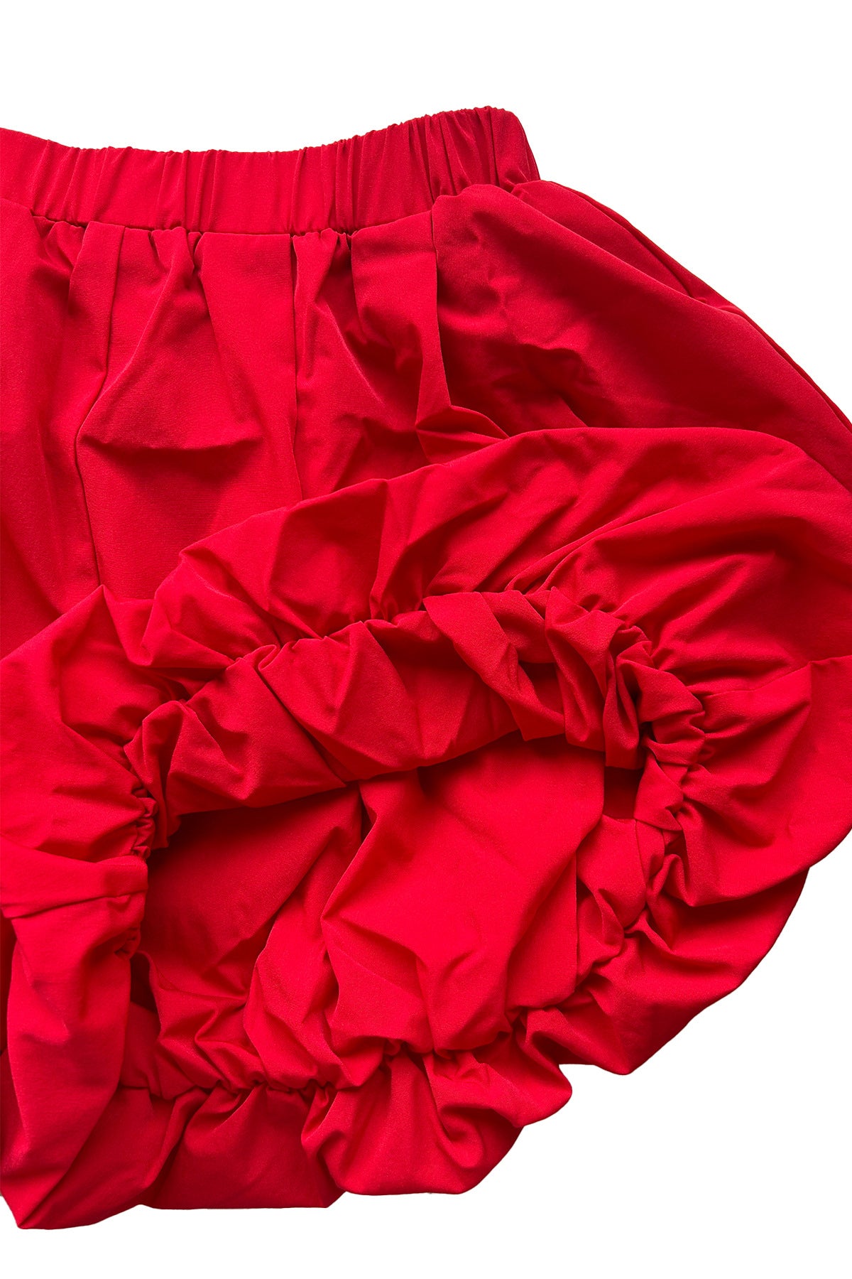Bubble High Waist Puffy Pleated Shorts