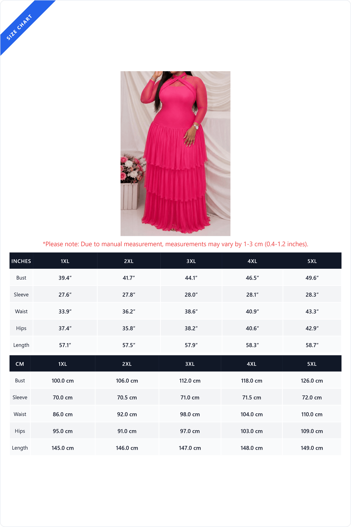 Plus Size Sheer Tiered Mesh Maxi Dress