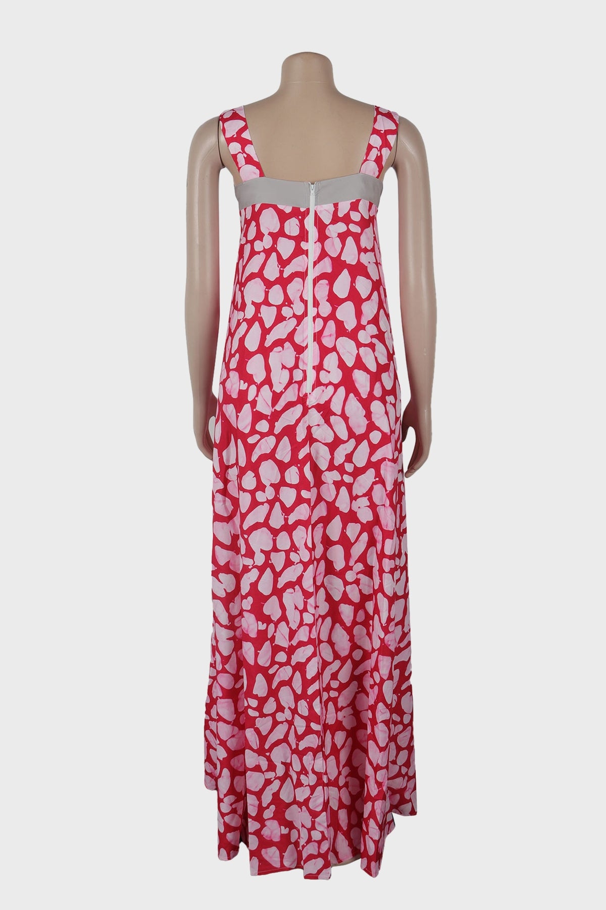 Sleeveless Printed Colorblock Sundress