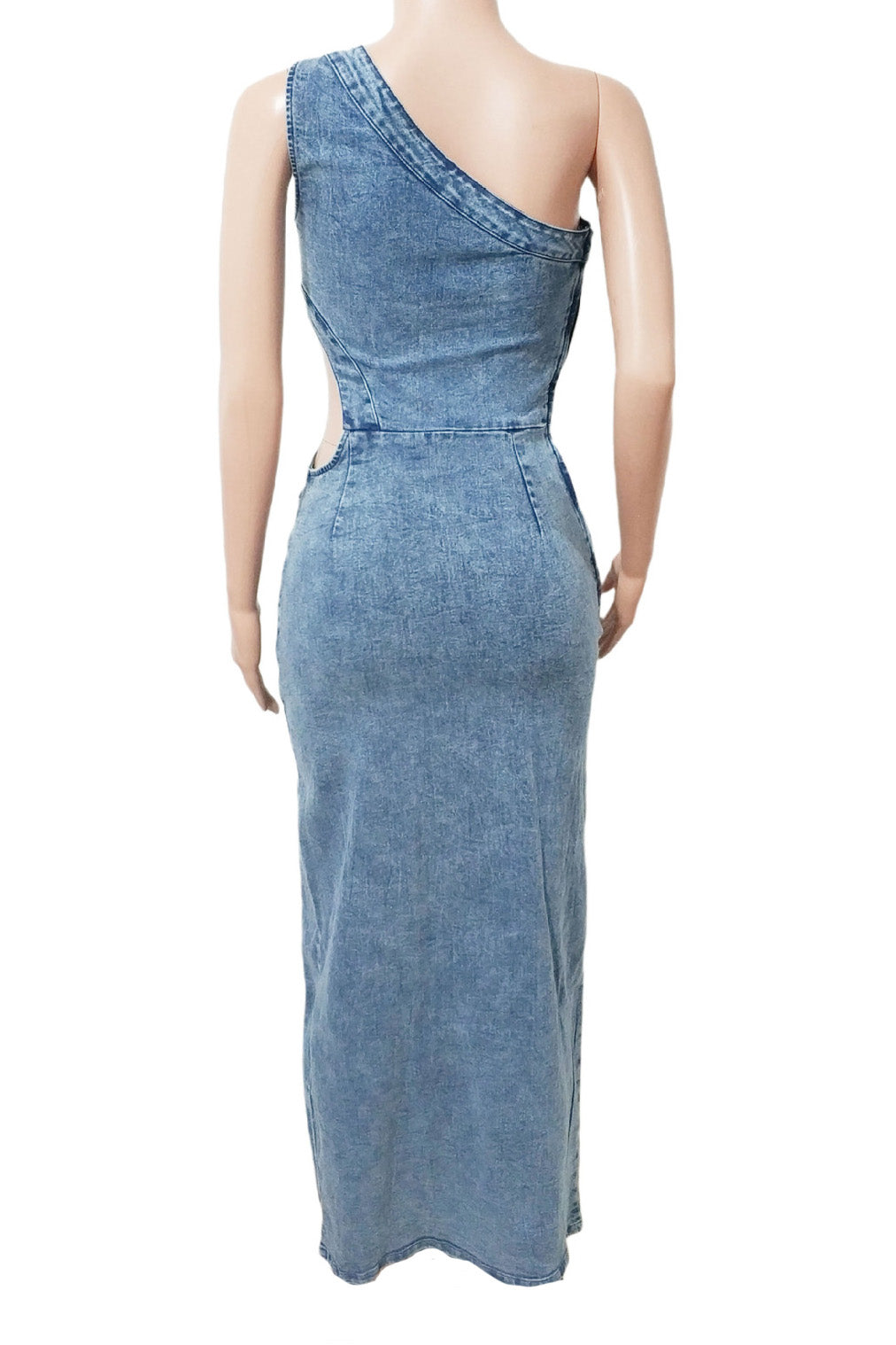 One-Shoulder Cutout Mini Dress