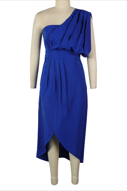 One Shoulder Maxi Dress