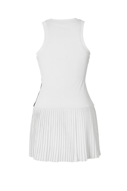 Sleeveless Bodycon Striped Mini Dress