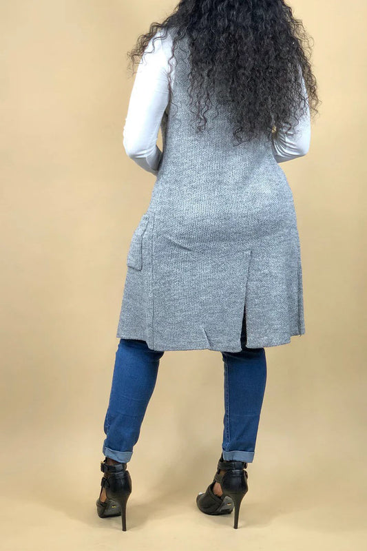 Classy Girl Cardigan Vest