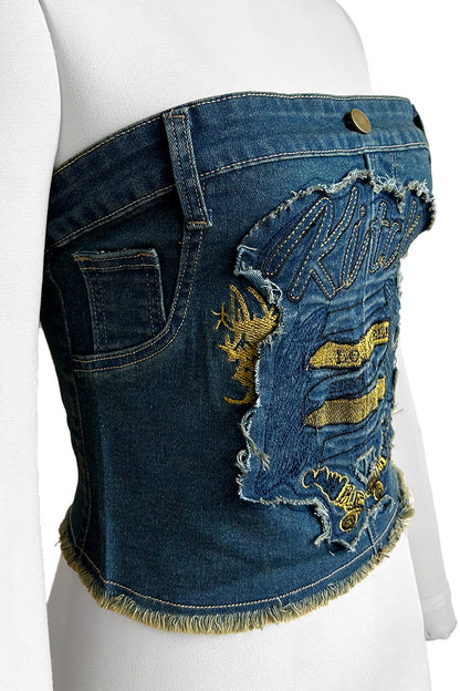 Vintage Washed Tube Top