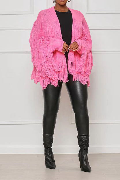 Short Fringe Sweater