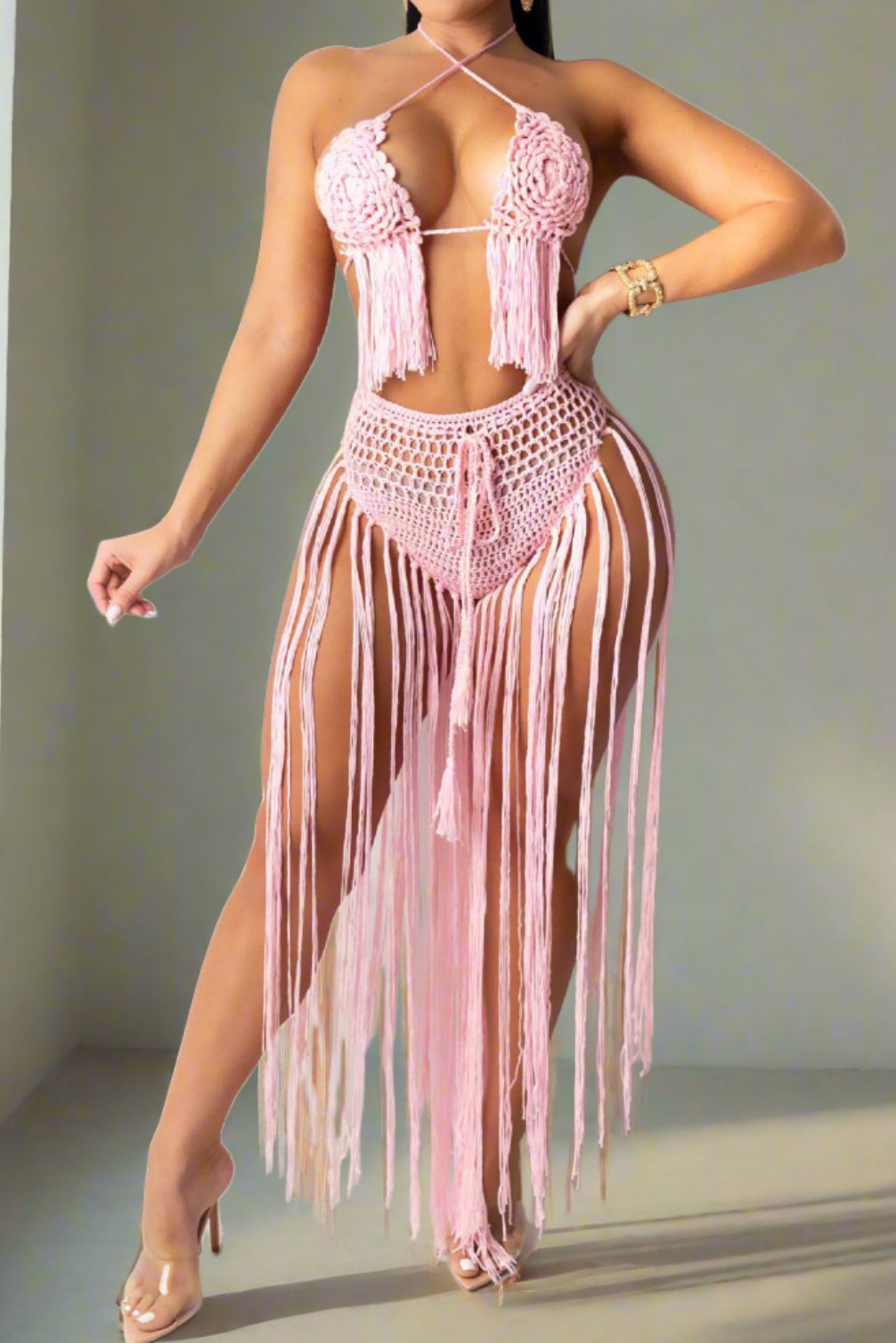 Crochet Fringe Set