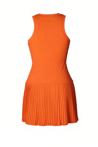 Sleeveless Bodycon Striped Mini Dress