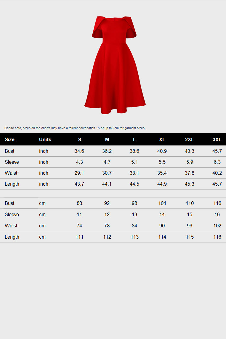 Fit-And-Flare Midi Dress