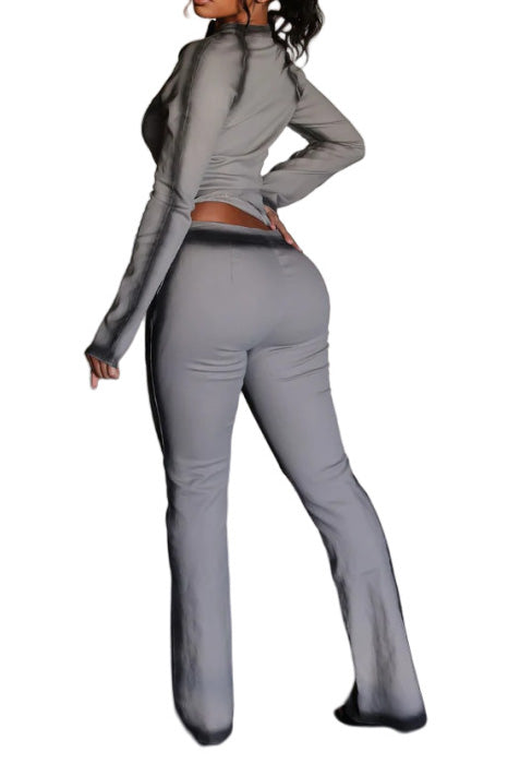 Airbrushed Jacket and Pants Set