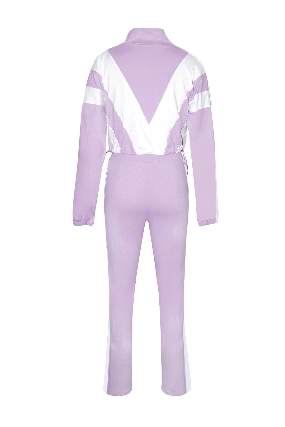 Sporty Color Block 2-Piece Tracksuit