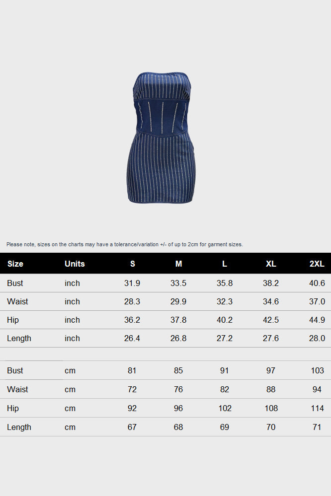 Strapless Mini Dress