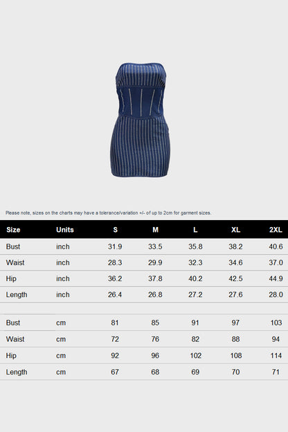Strapless Mini Dress