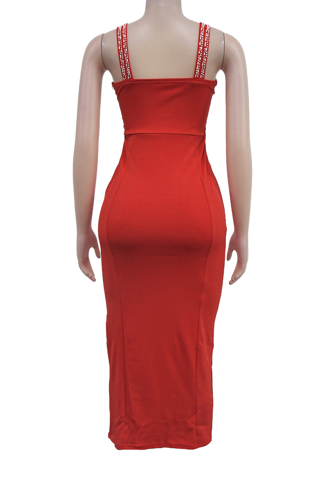 Rhinestone Cami Midi Dress