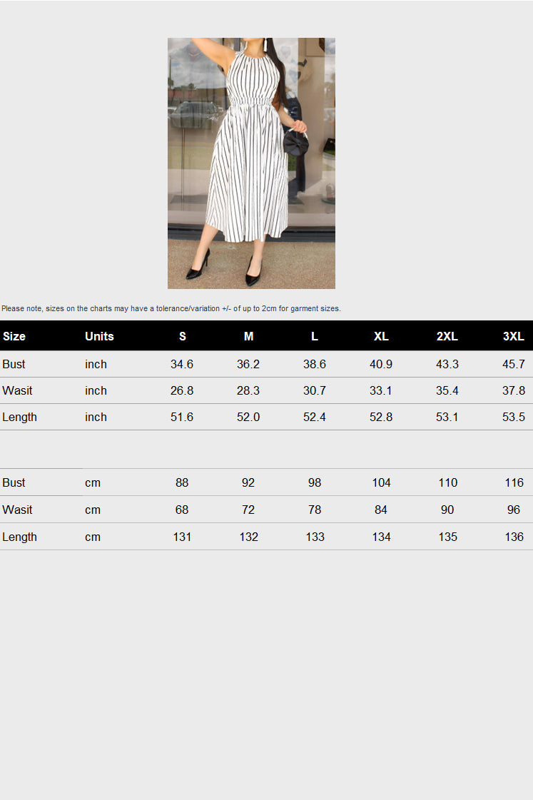 Striped Midi Dress