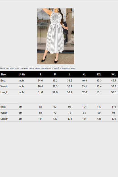 Striped Midi Dress