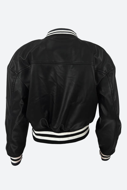 Varsity Faux Jacket