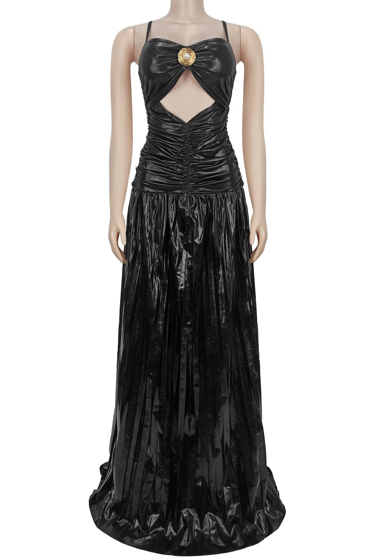 Pleated Loose Maxi Dress