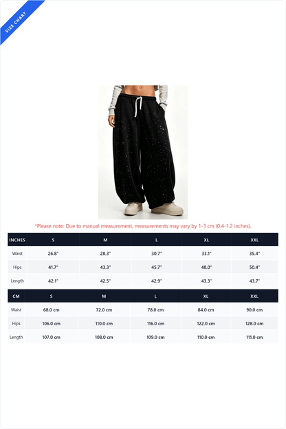 Embellished Oversized Sweatpant