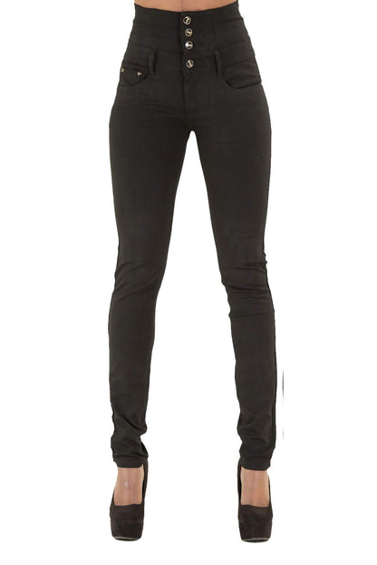 Butt Lift Push Up Mid Waist Skinny Jeans