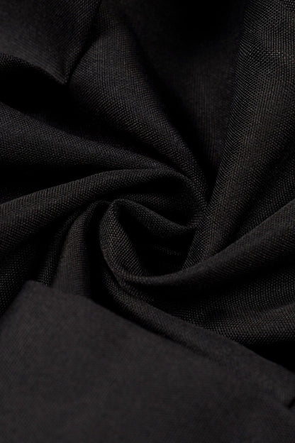 Ruched Drawstring Parachute Maxi Skirt